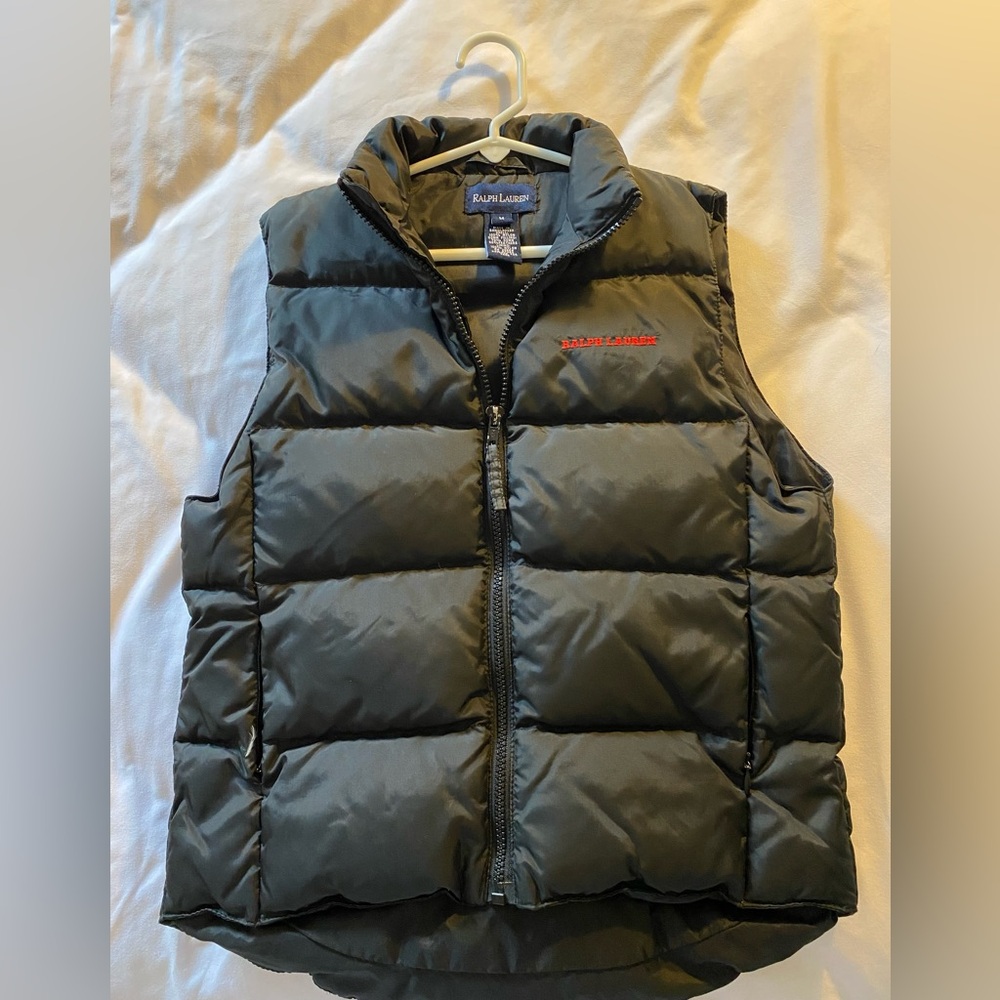 Ralph Lauren Charcoal Puffer Vest